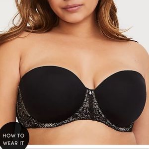 Torrid strapless bra